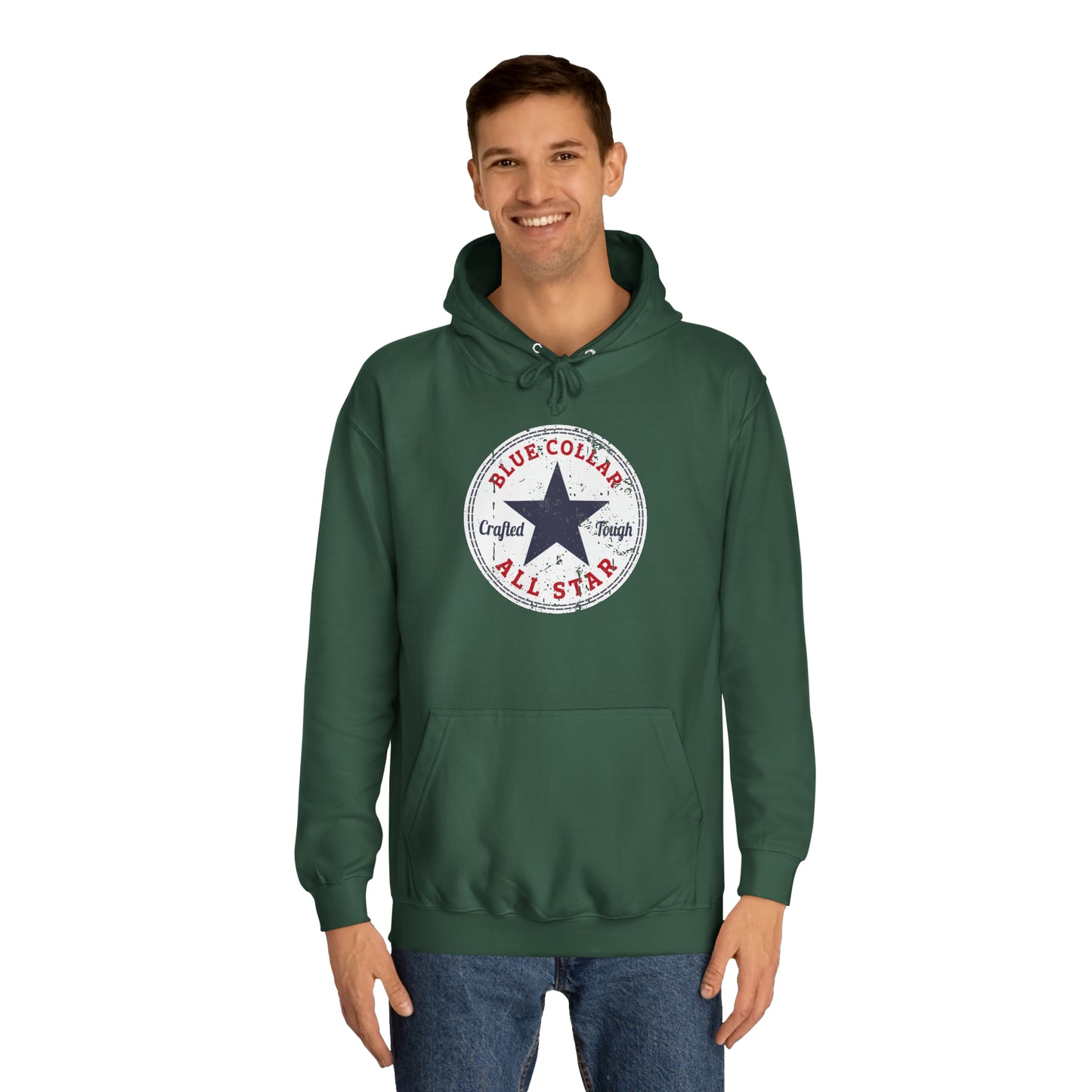 Blue Collar All Star Parody Hoodie