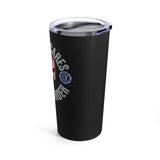 Nobody Cares Work Harder Blue Collar Proud - Tumbler 20oz Stainless Steel
