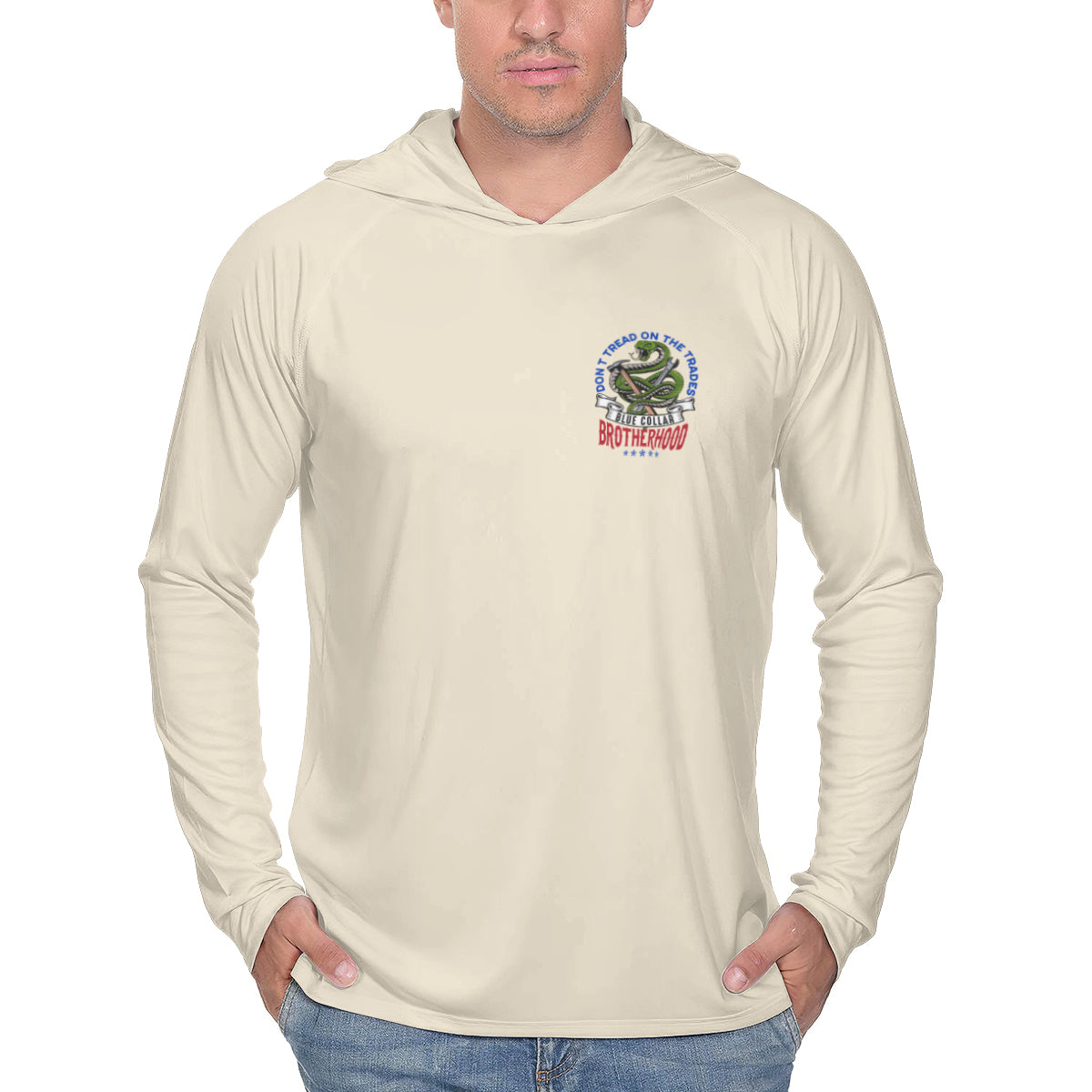 UPF 50+ Lightweight Sun Work Hoodie - Don't Tread On The Trades