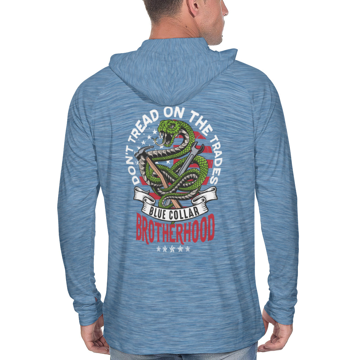 UPF 50+ Lightweight Sun Work Hoodie - Don't Tread On The Trades