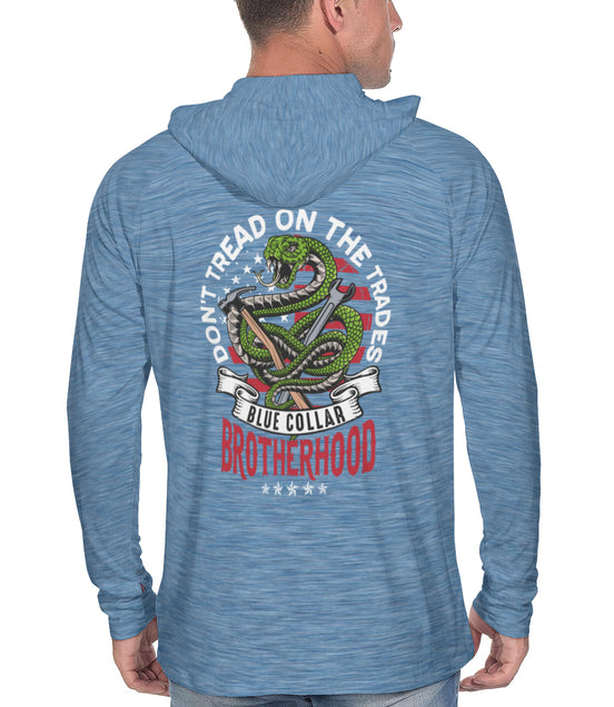 UPF 50+ Lightweight Sun Work Hoodie - Don't Tread On The Trades