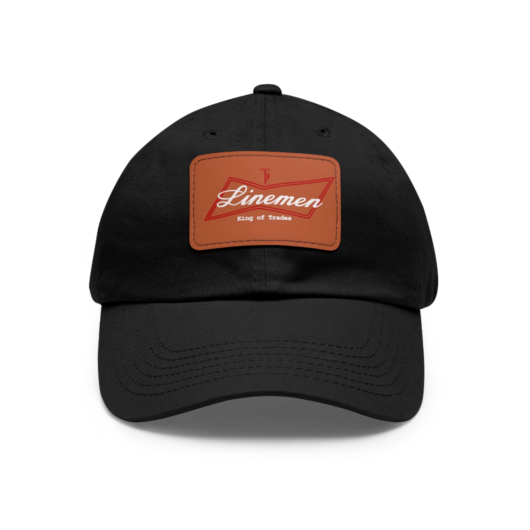 Linemen Leather Patch Hat