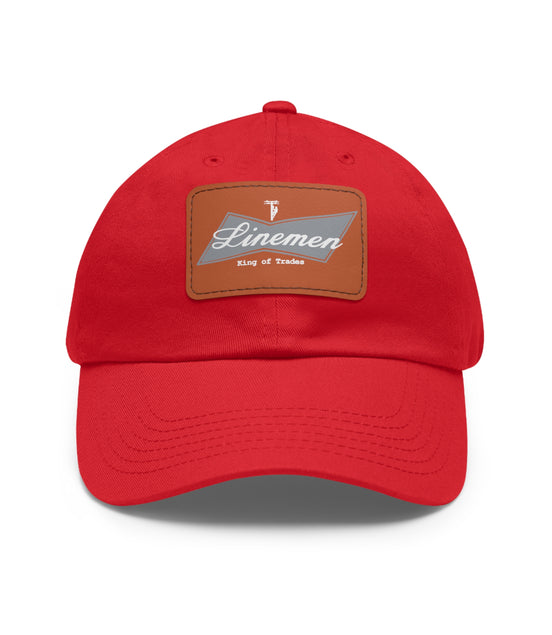 Linemen Blue-Collar Leather Patch Hat