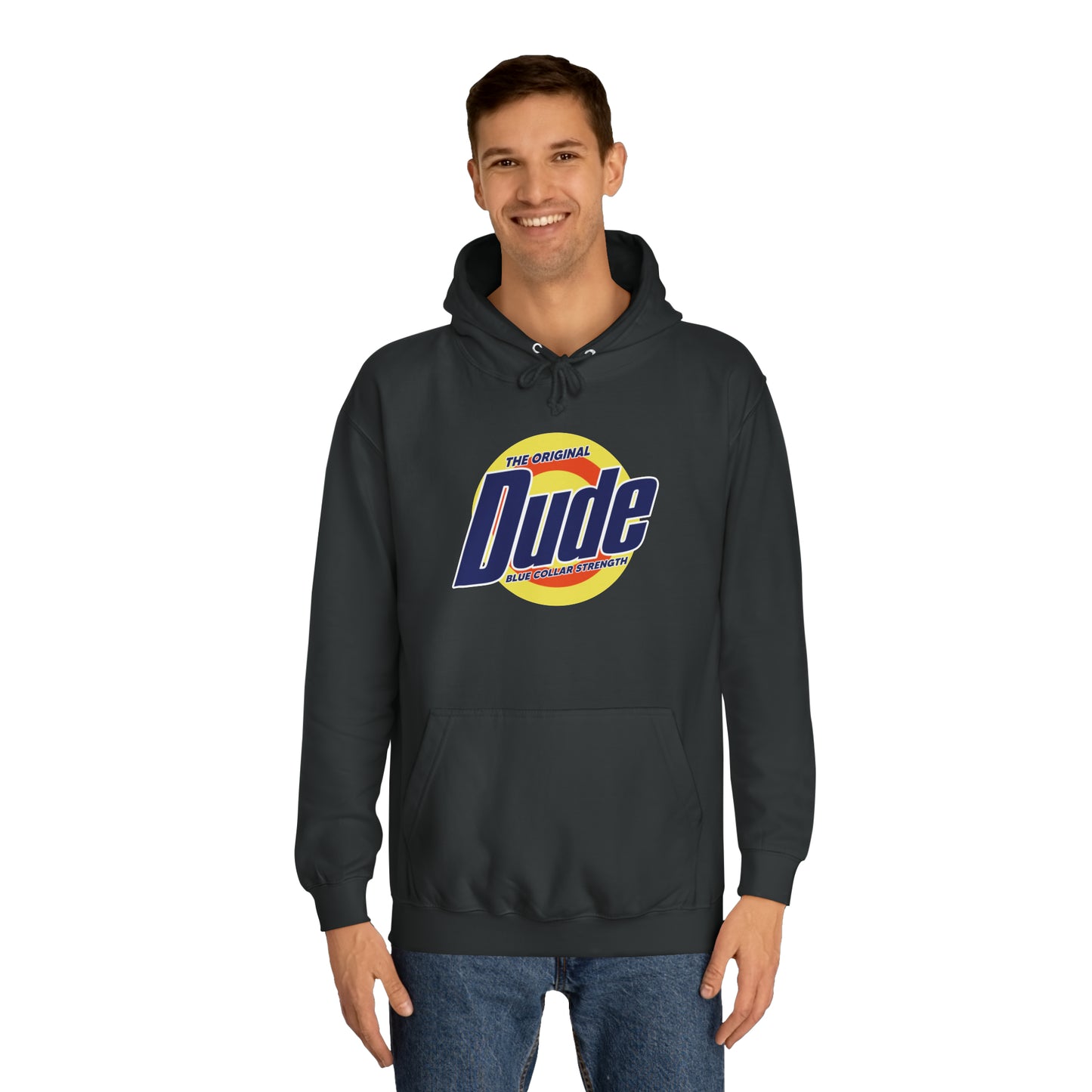 Dude Tide Parody Blue Collar Hoodie