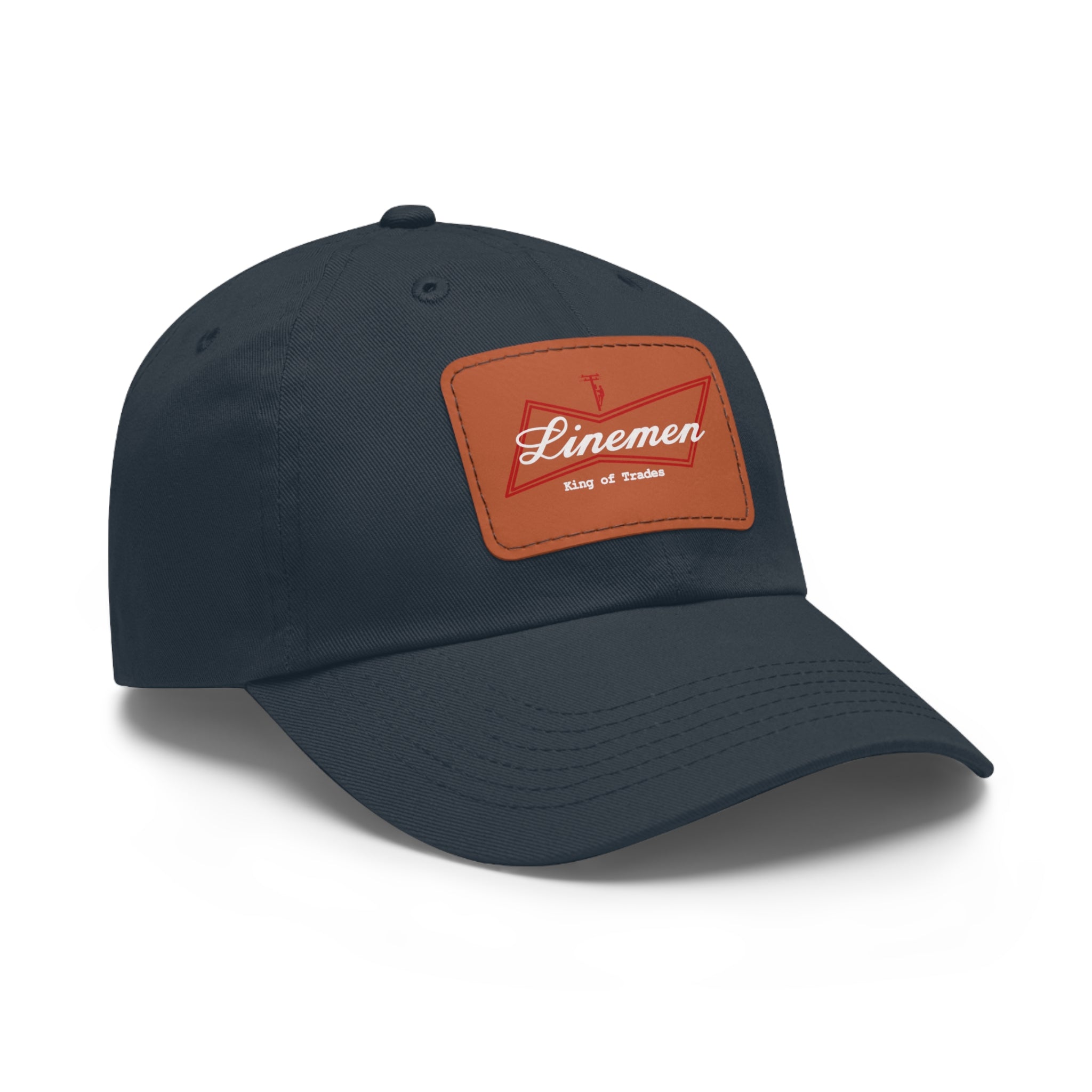 Linemen Leather Patch Hat