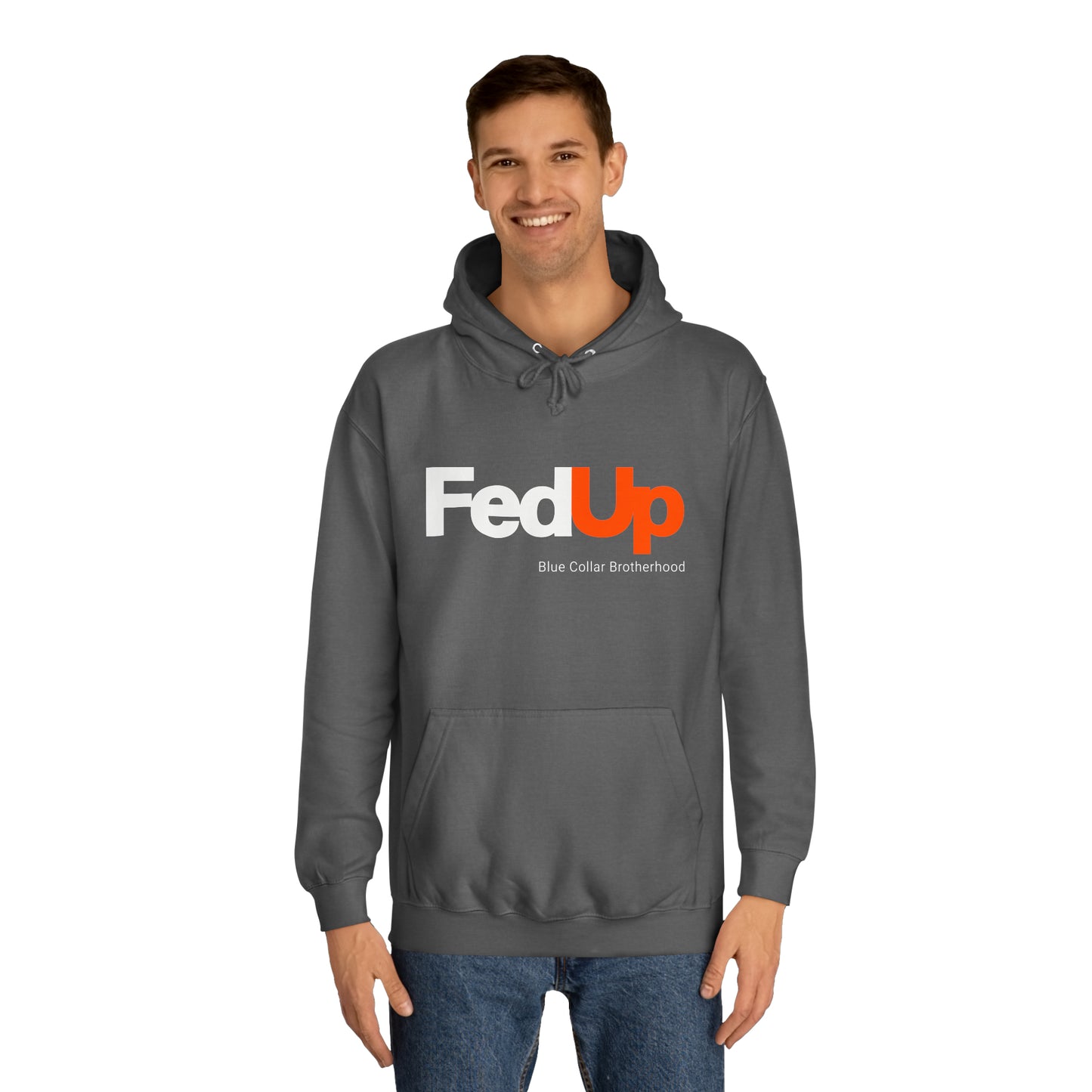FedUp Blue Collar Parody Hoodie