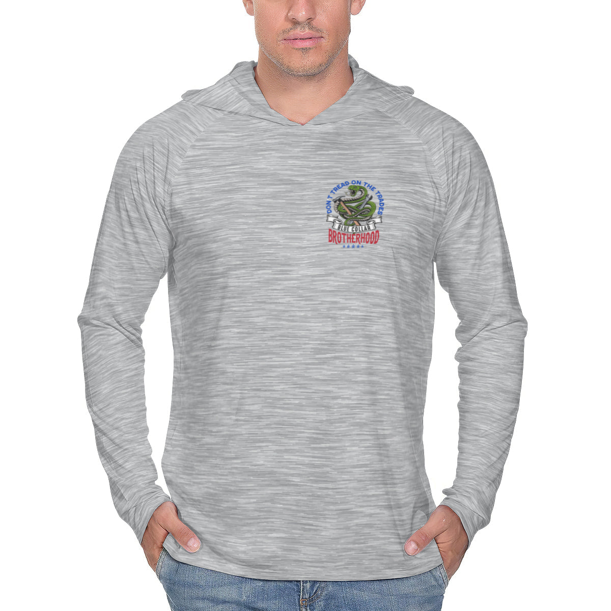 UPF 50+ Lightweight Sun Work Hoodie - Don't Tread On The Trades