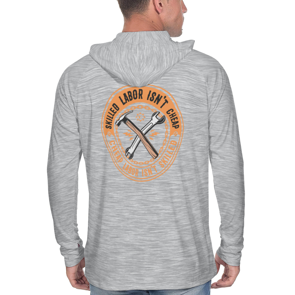 Lightweight UPF 50+ Sun Work Hoodie –  Skilled Labor Isn't Cheap