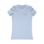 American Flag Angel Wings - Women's Tee T-shirt Workwearcomfort.com