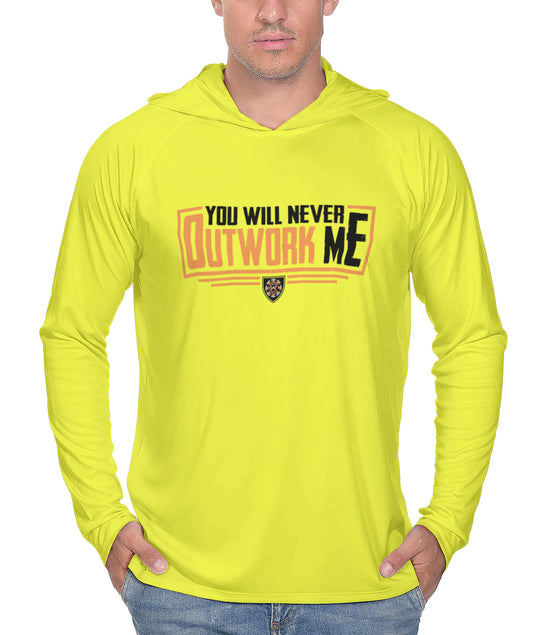 UPF 50+ Lightweight Sun Work Hoodie - Not Outwork Me