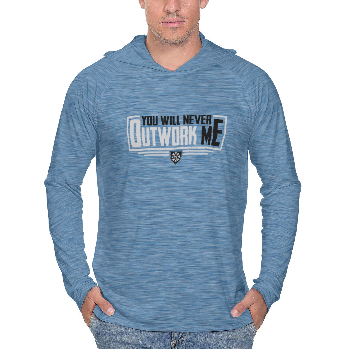 UPF 50+ Lightweight Sun Work Hoodie - Not Outwork Me