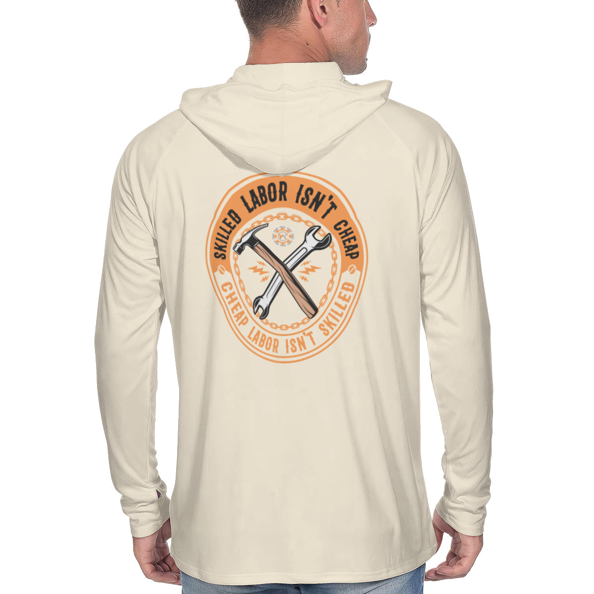 Lightweight UPF 50+ Sun Work Hoodie –  Skilled Labor Isn't Cheap