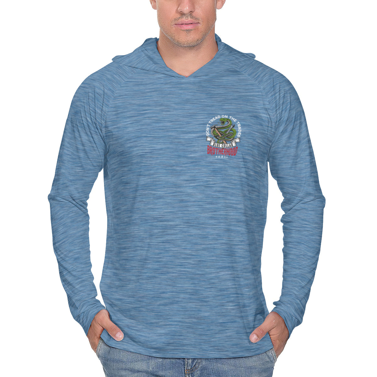 UPF 50+ Lightweight Sun Work Hoodie - Don't Tread On The Trades