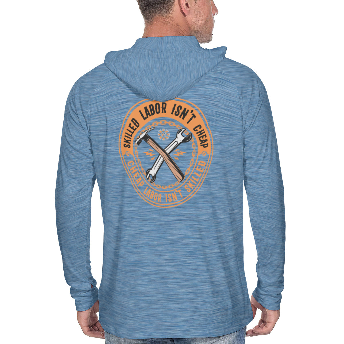 Lightweight UPF 50+ Sun Work Hoodie –  Skilled Labor Isn't Cheap