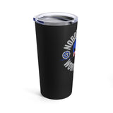 Nobody Cares Work Harder Blue Collar Proud - Tumbler 20oz Stainless Steel