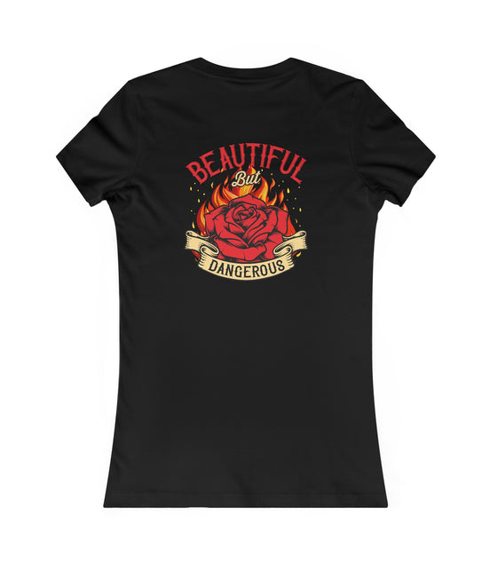 Women's Beautiful But Dangerous Tee T-shirt Workwearcomfort.com