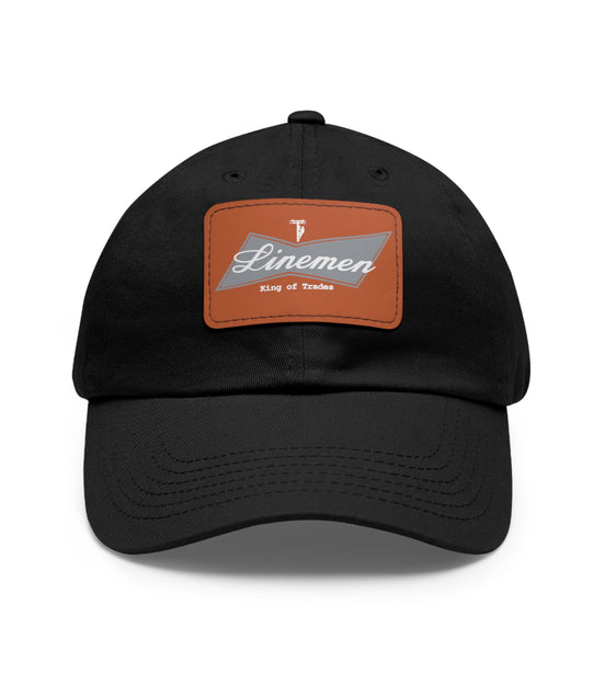 Linemen Blue-Collar Leather Patch Hat