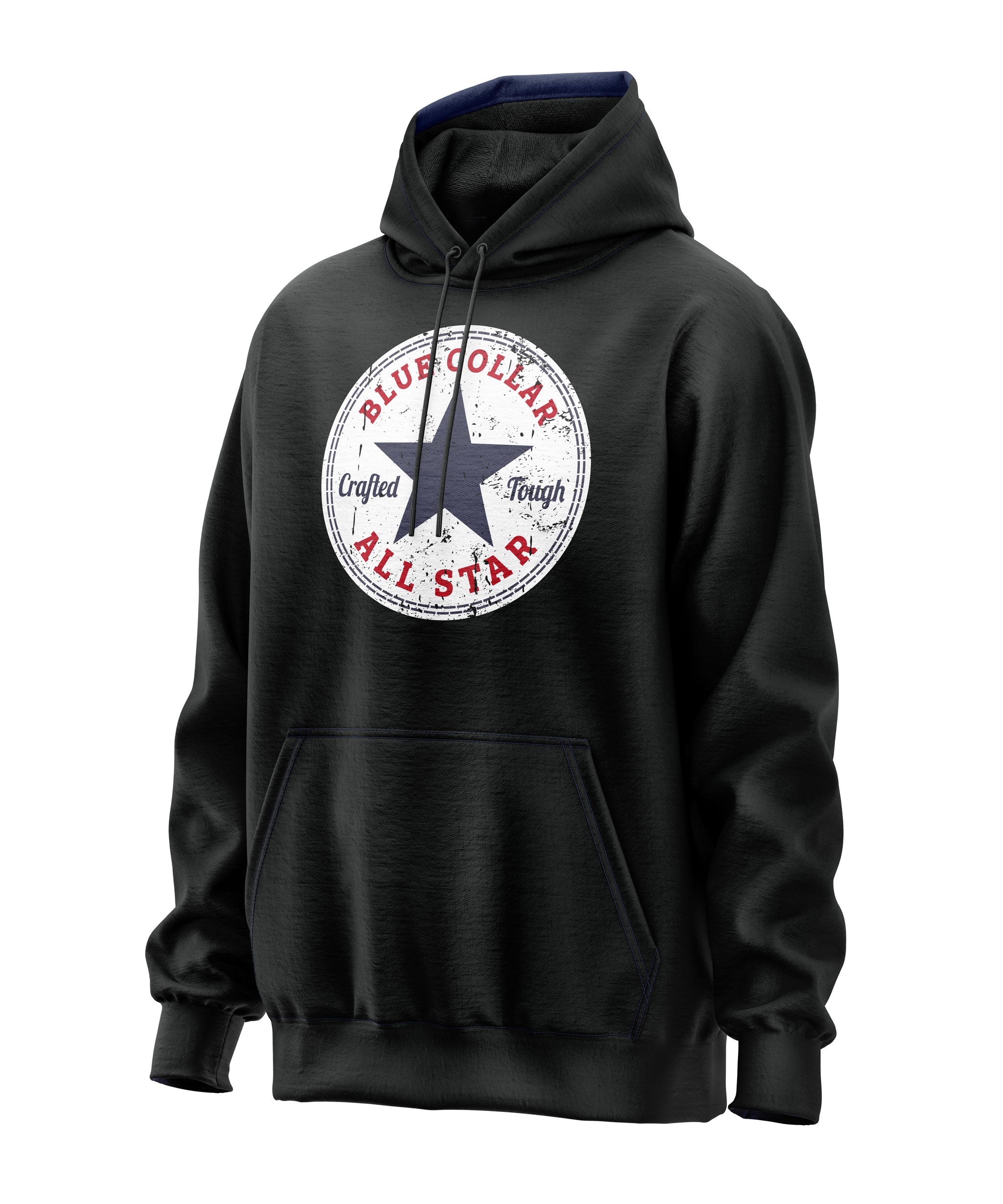 Blue Collar All Star Parody Hoodie