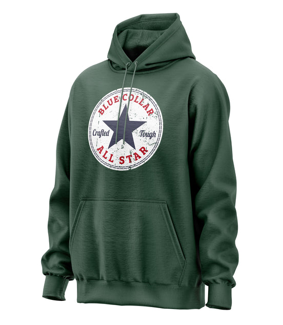 Blue Collar All Star Parody Hoodie