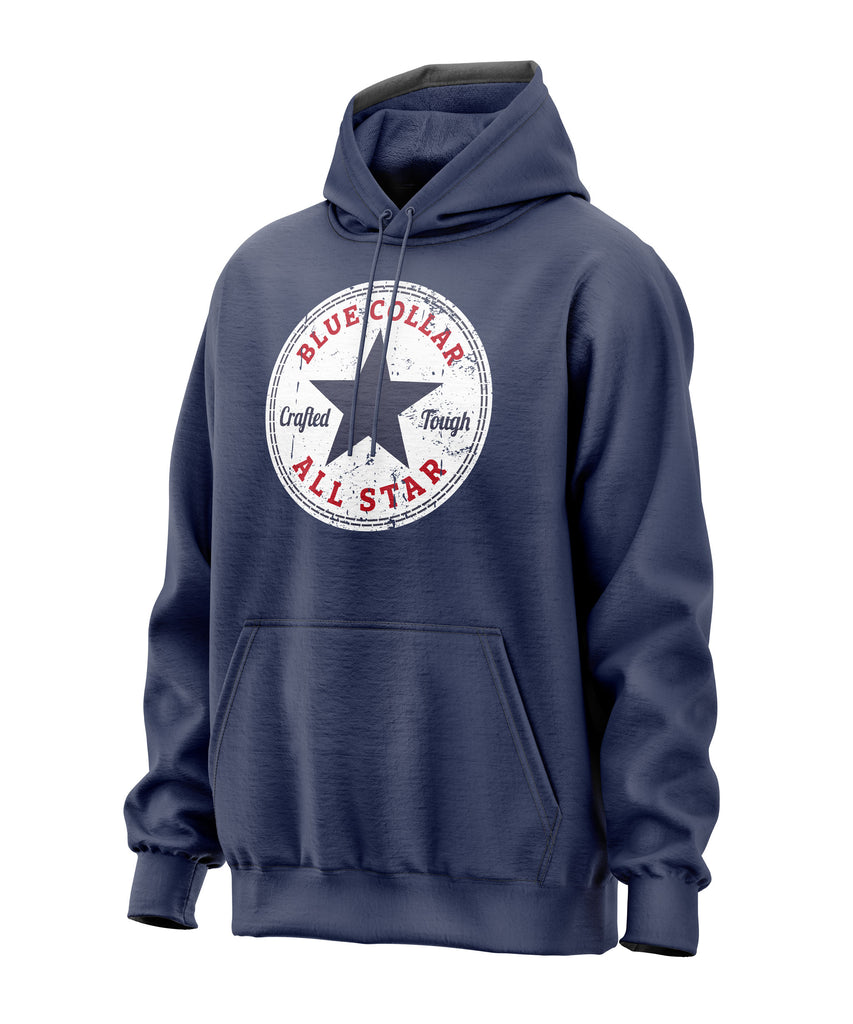 Blue Collar All Star Parody Hoodie