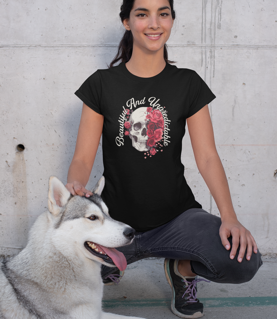 Beautiful and Unpredictable Women's T-shirt  available at Workwearcomfort.com