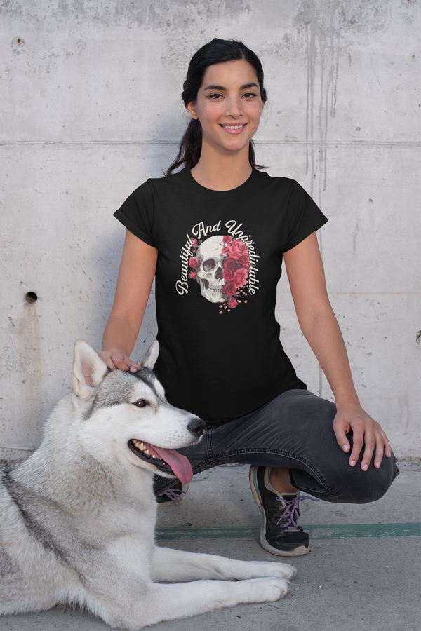 Beautiful and Unpredictable Women's T-shirt  available at Workwearcomfort.com