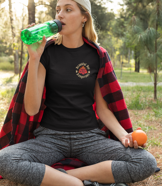 Women's Beautiful But Dangerous Tee T-shirt Workwearcomfort.com