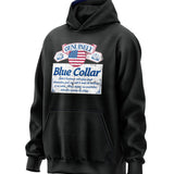 Genuinely Blue Collar Parody Hoodie