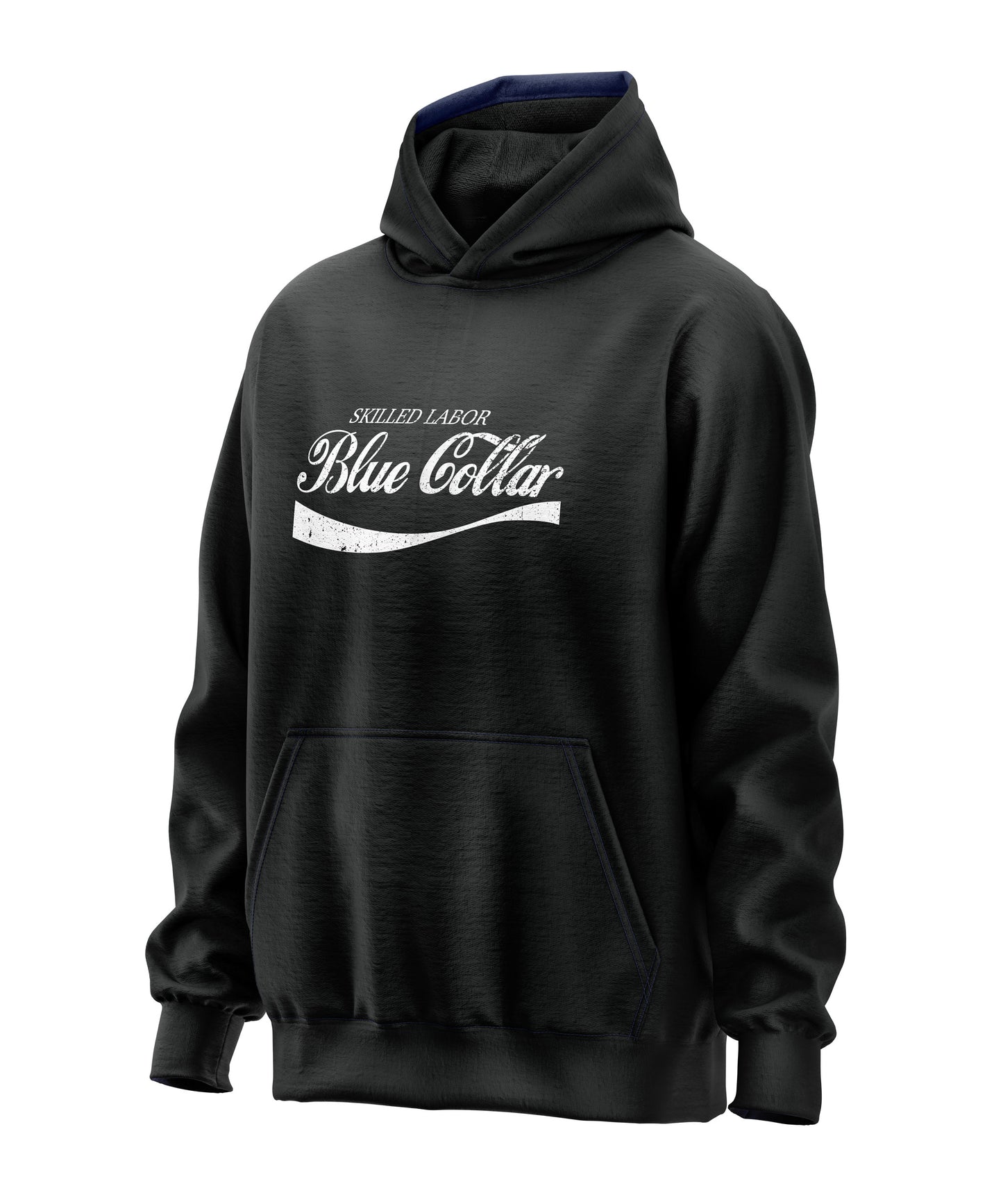 Skilled Labor Blue Collar Cola Parody Hoodie