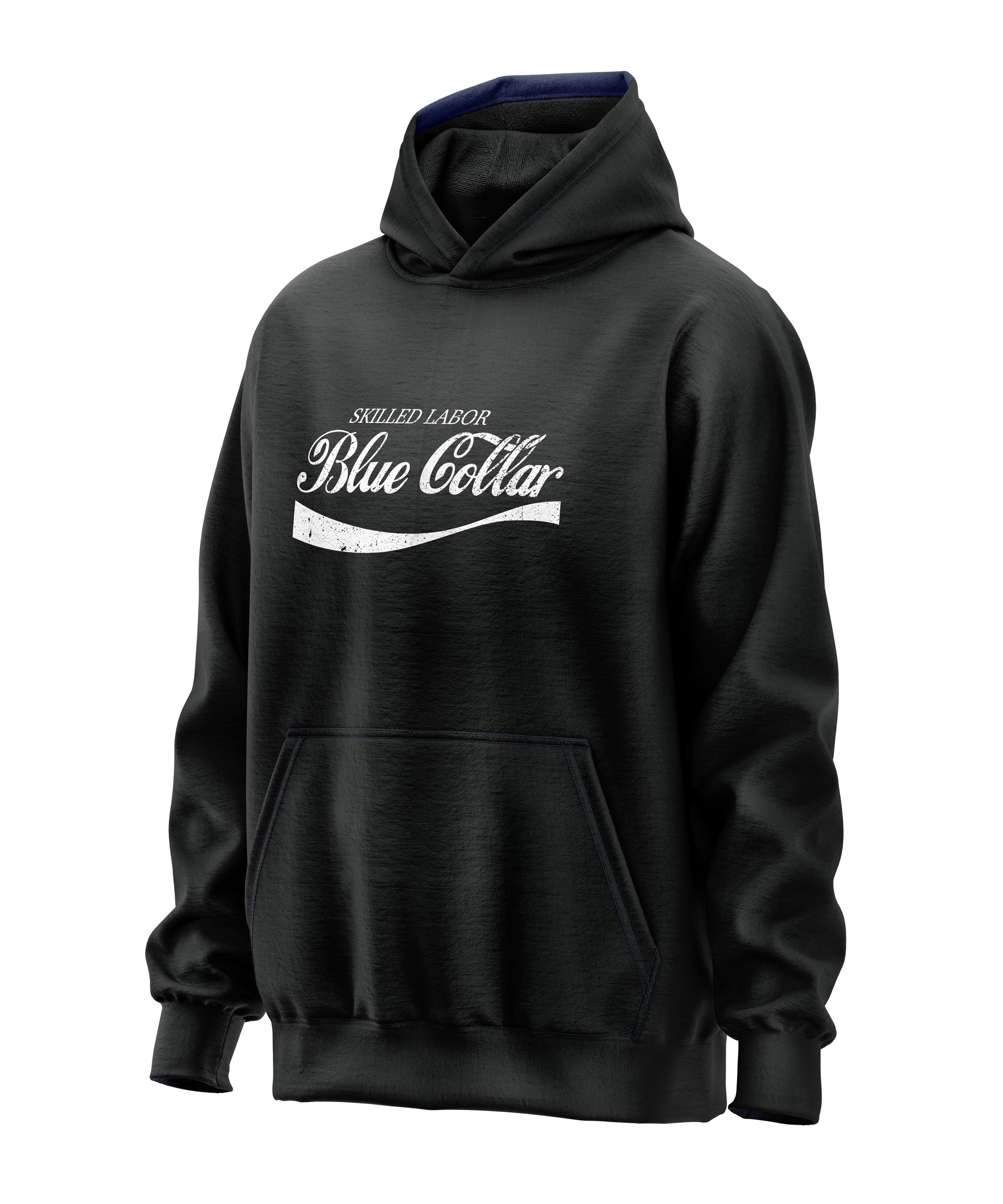 Skilled Labor Blue Collar Cola Parody Hoodie