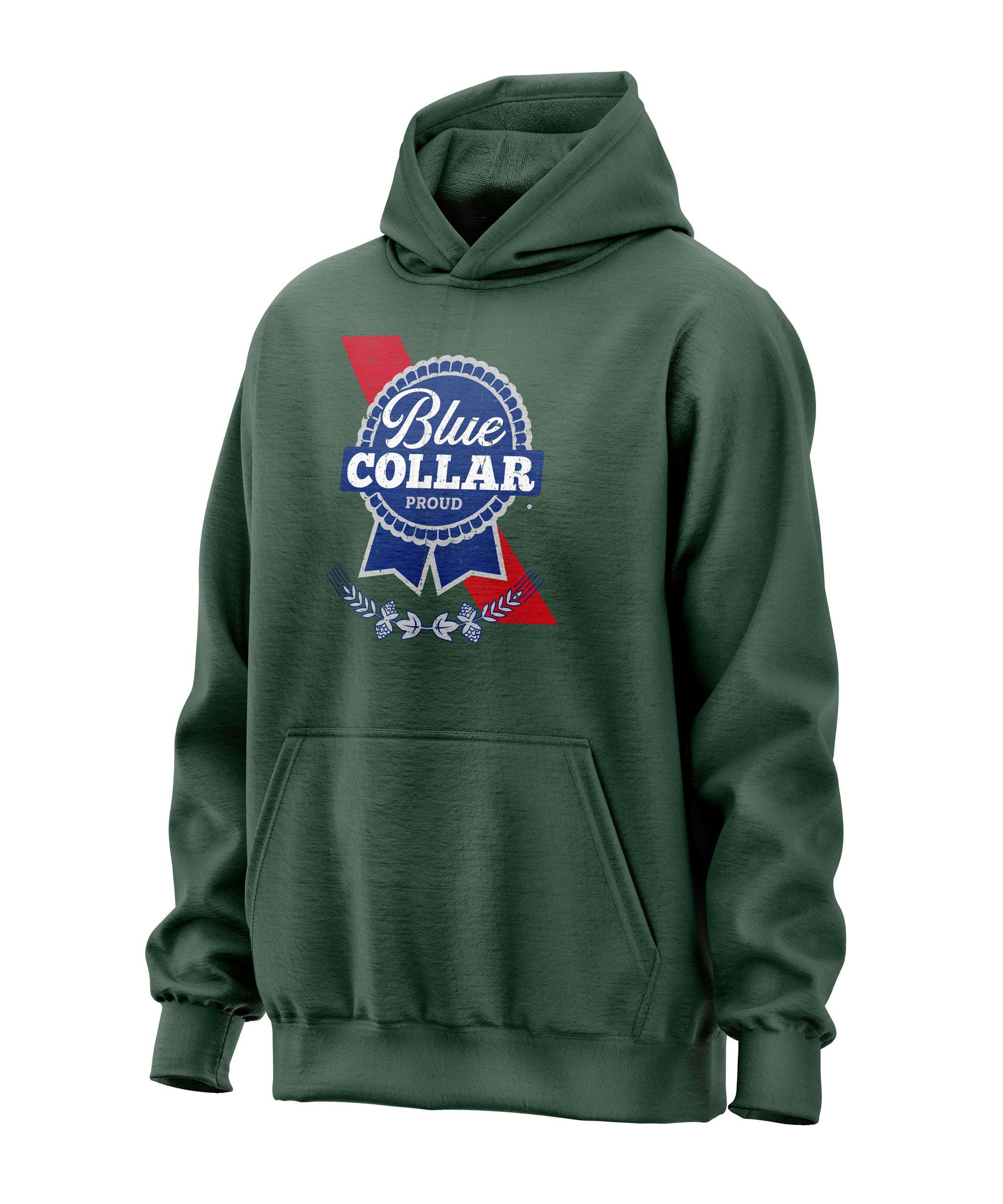 Blue Collar Proud Parody Hoodie