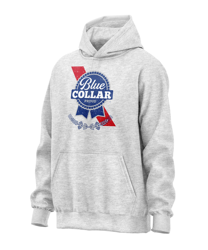 Blue Collar Proud Parody Hoodie