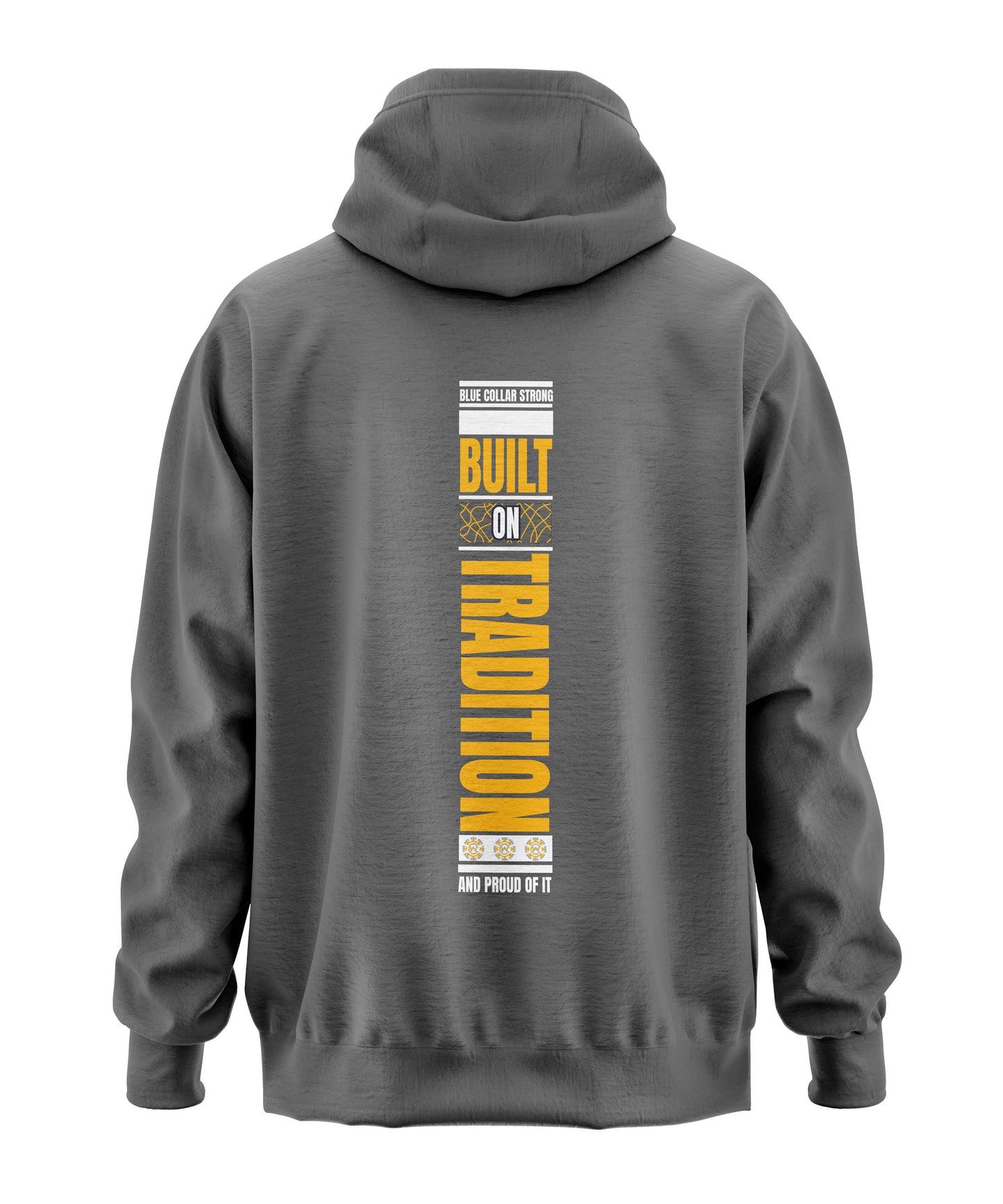 Badass American Blue Collar Hooded Sweatshirt