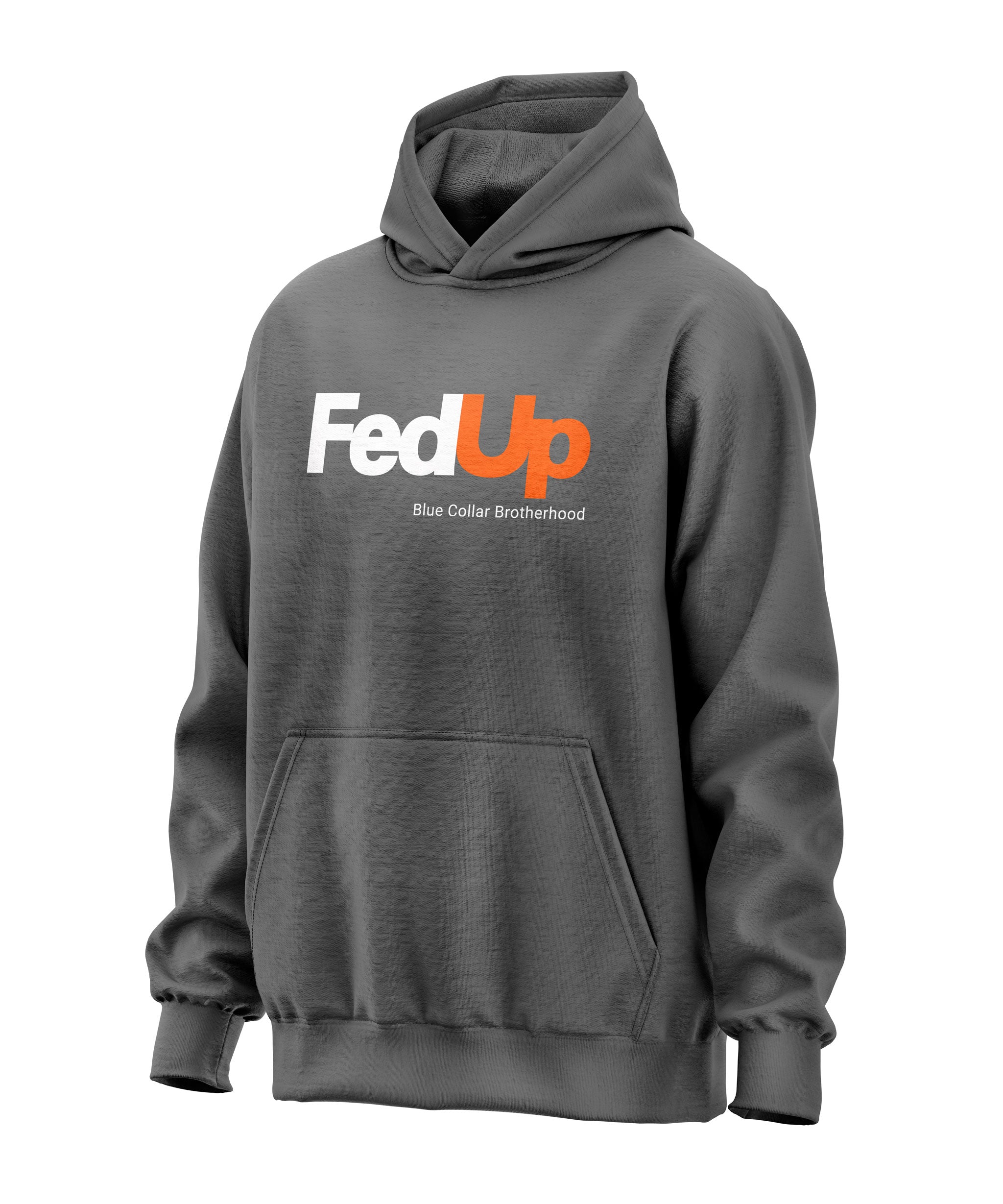 FedUp Blue Collar Parody Hoodie