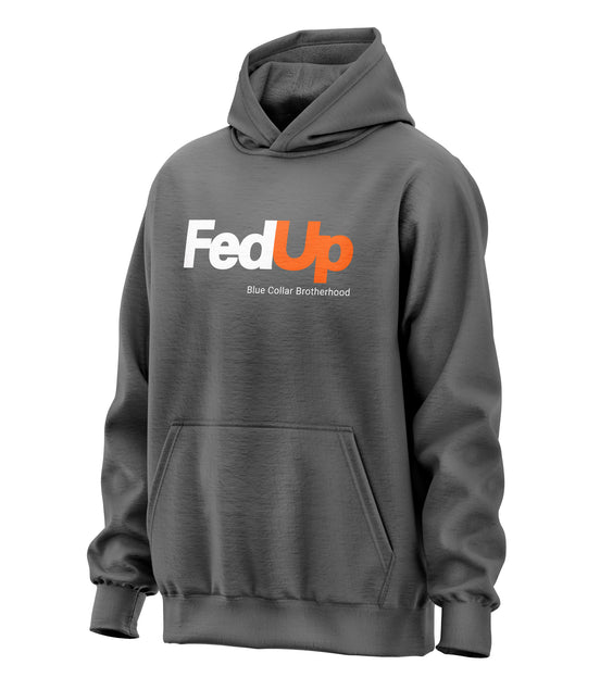 FedUp Blue Collar Parody Hoodie