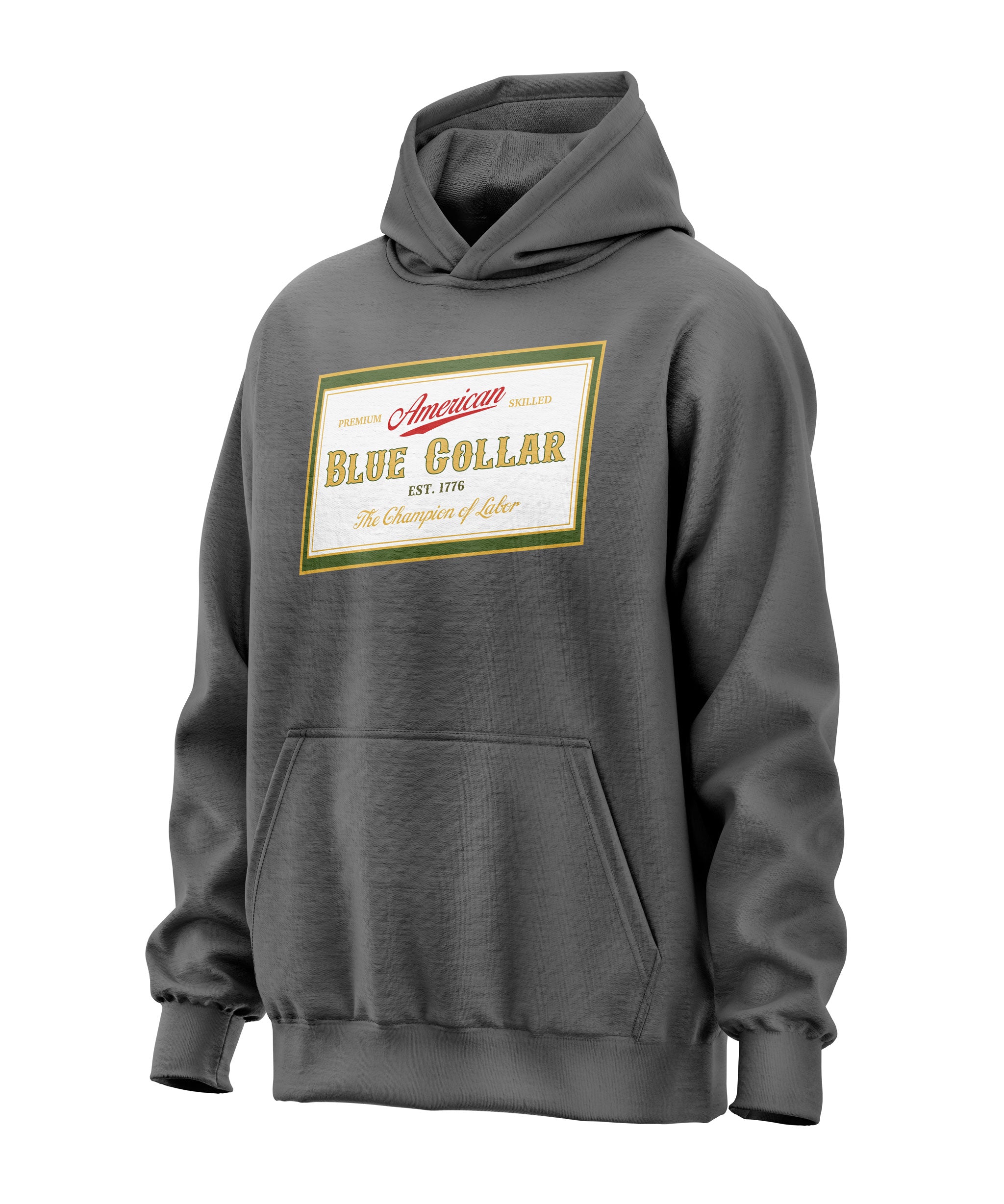 Blue Collar American Miller Parody Hoodie