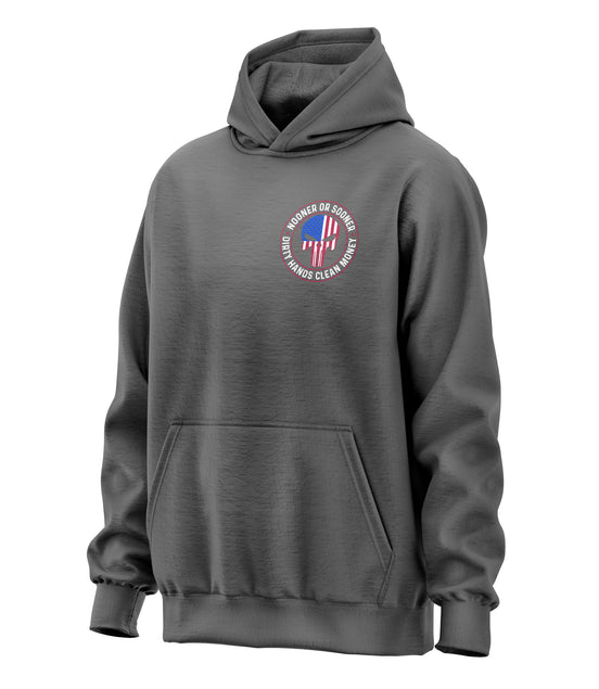 Nooner or Sooner Punisher Hooded Sweatshirt