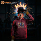 Female Welding Hoodie - Queen Of The Arc
