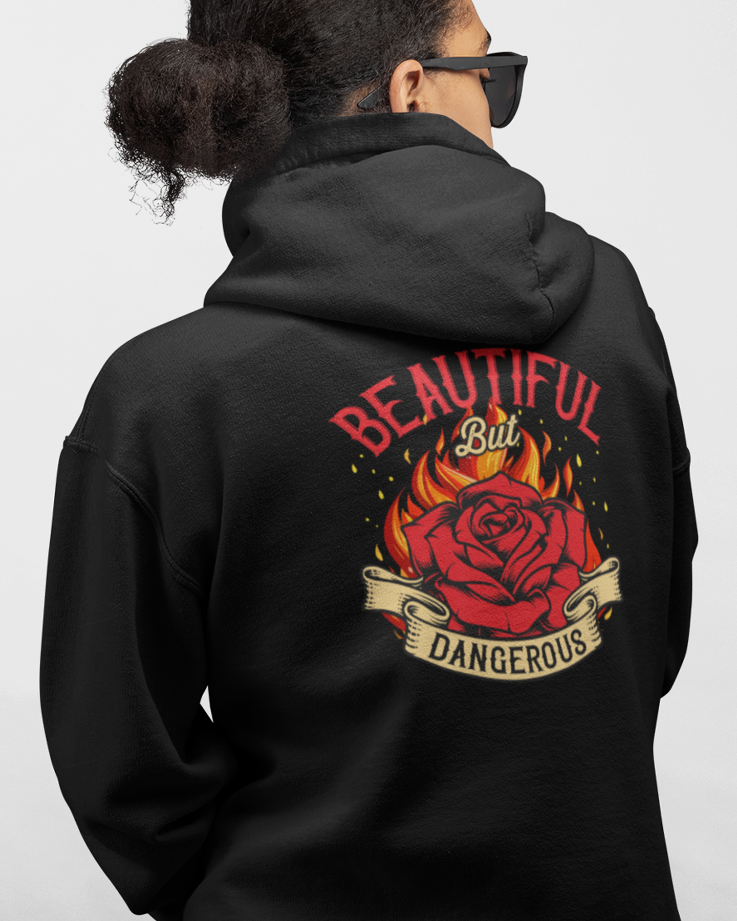 Women's Beautiful But Dangerous Hooded Sweatshirt