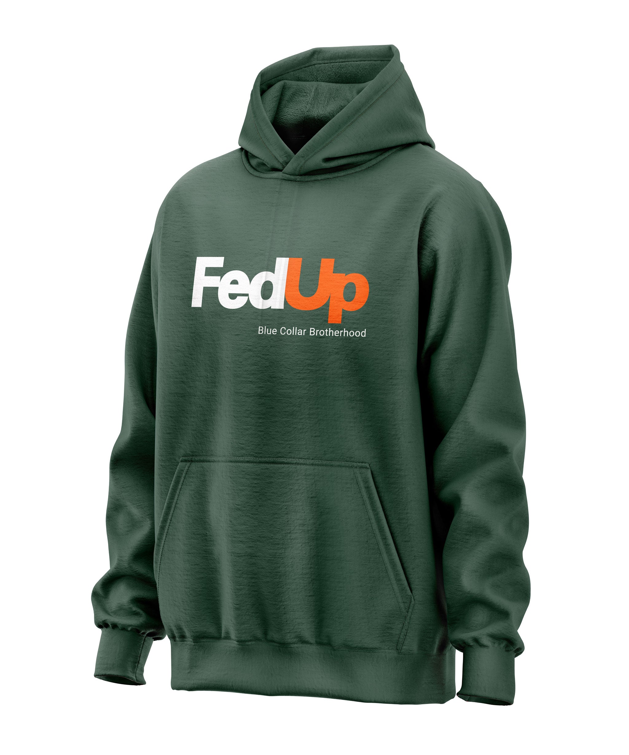 FedUp Blue Collar Parody Hoodie