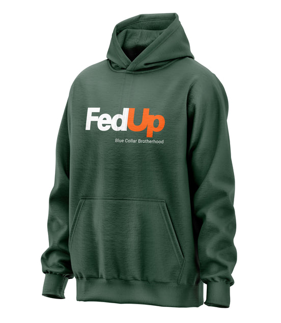 FedUp Blue Collar Parody Hoodie