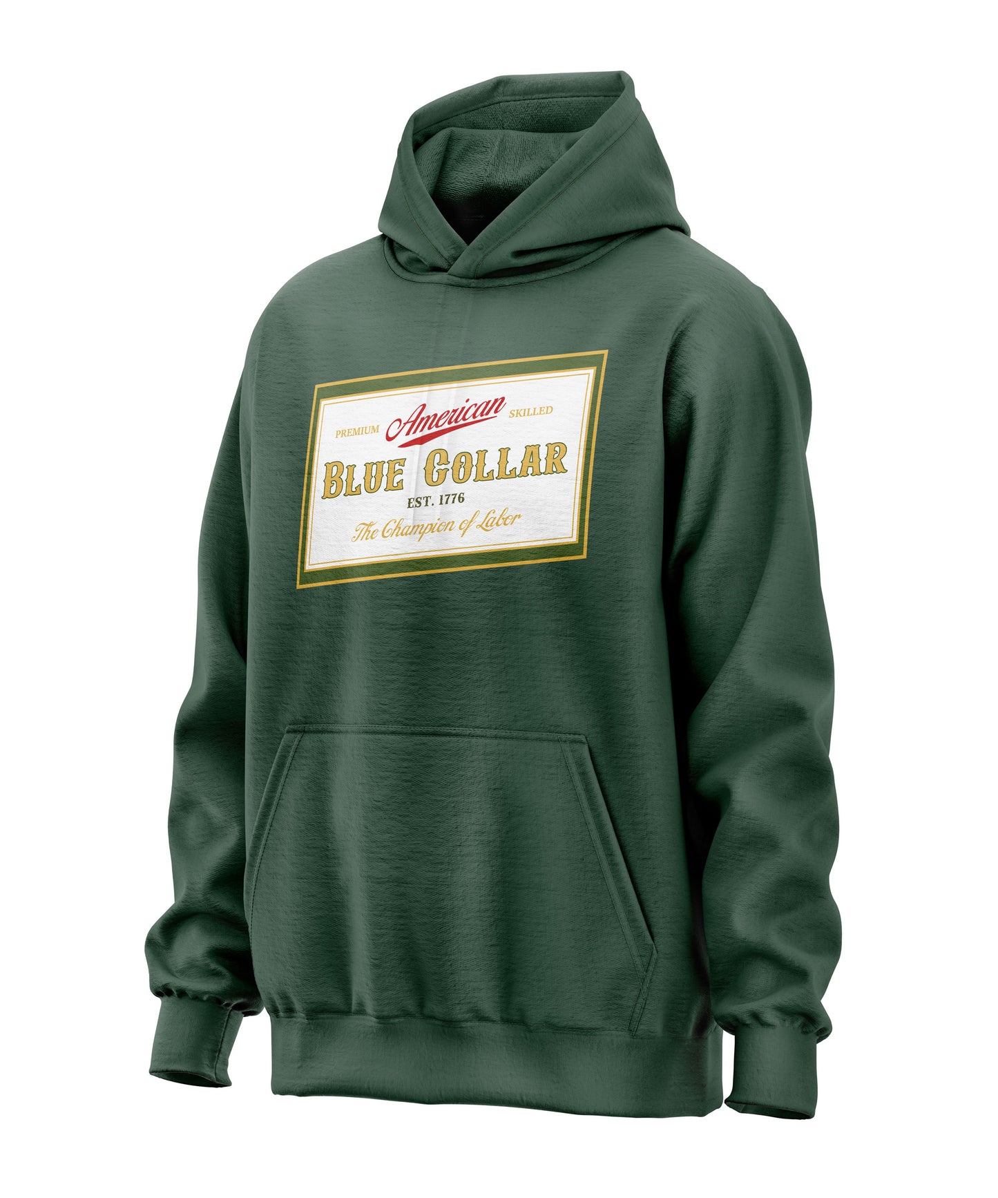 Blue Collar American Miller Parody Hoodie
