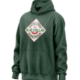 Crafted Strong Blue Collar Parody Hoodie