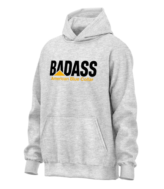 Badass American Blue Collar Hooded Sweatshirt