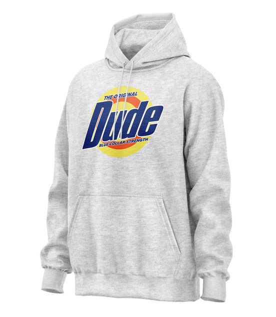 Dude Tide Parody Blue Collar Hoodie