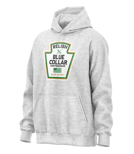 Relish Blue Collar Parody Hoodie