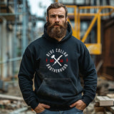 Blue Collar Brotherhood Blood Sweat Pride - Hooded Sweatshirt Hoodie