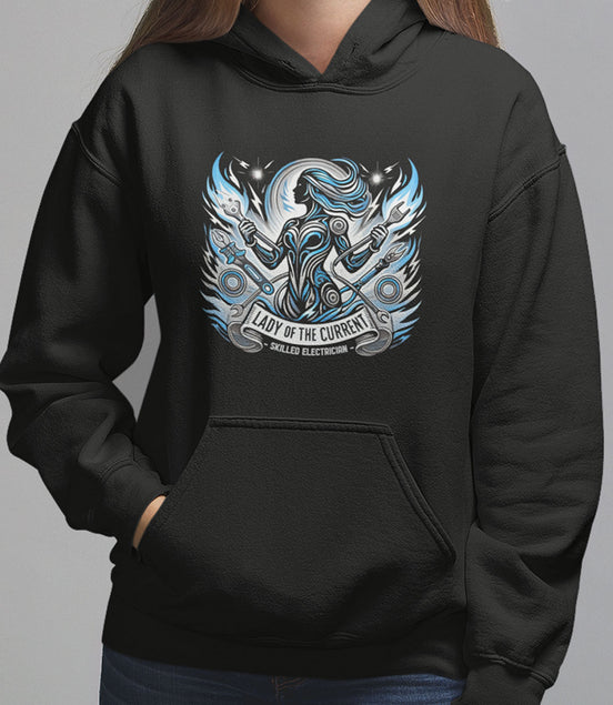 Female Electrician Hoodie - Lady of the Current