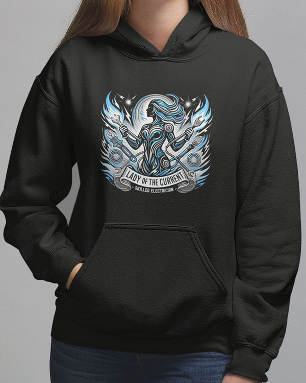 Female Electrician Hoodie - Lady of the Current