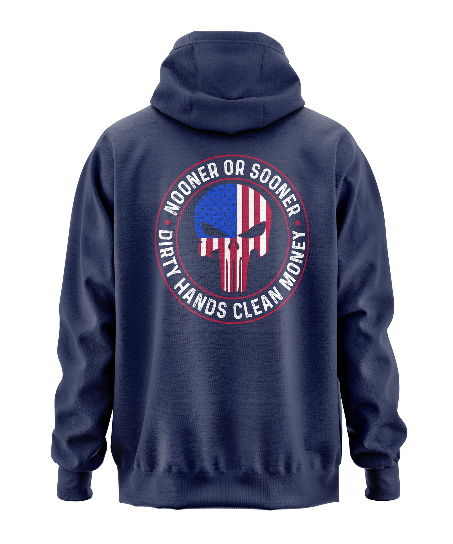 Nooner or Sooner Punisher Hooded Sweatshirt